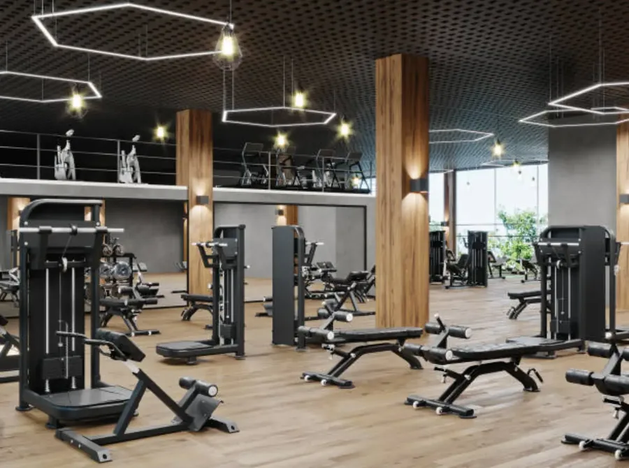 Gymnasium at Godrej Plots Coimbatore clubhouse