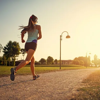 Jogging track at Northern Lights