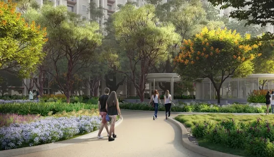 Northern Lights by Puravankara — landscaped grounds render
