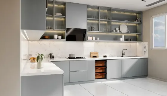 Northern Lights by Puravankara — kitchen interior render