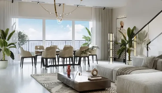 Northern Lights by Puravankara — living & dining interior render