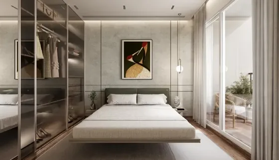 Northern Lights by Puravankara — bedroom interior render